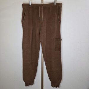 Men's SER.O.YA Brown Knit Pants
